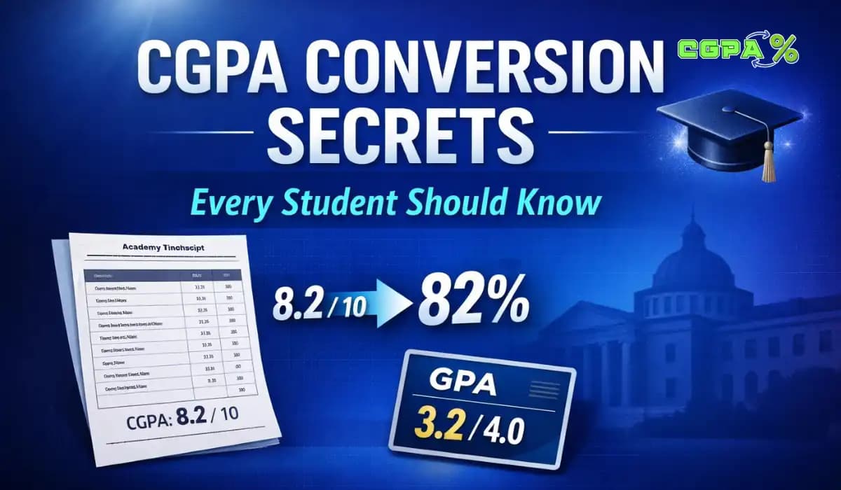 CGPA conversion secrets