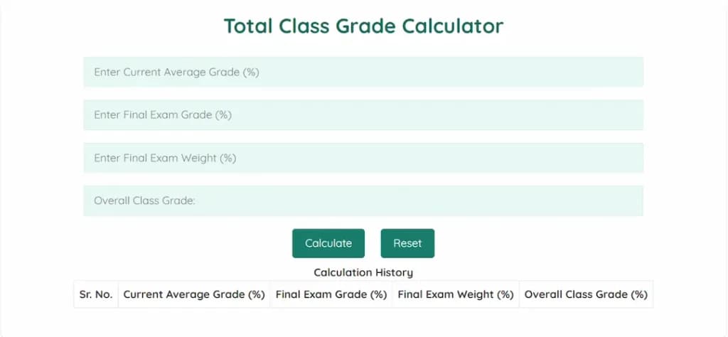 Tool 2: Class Grade Adder